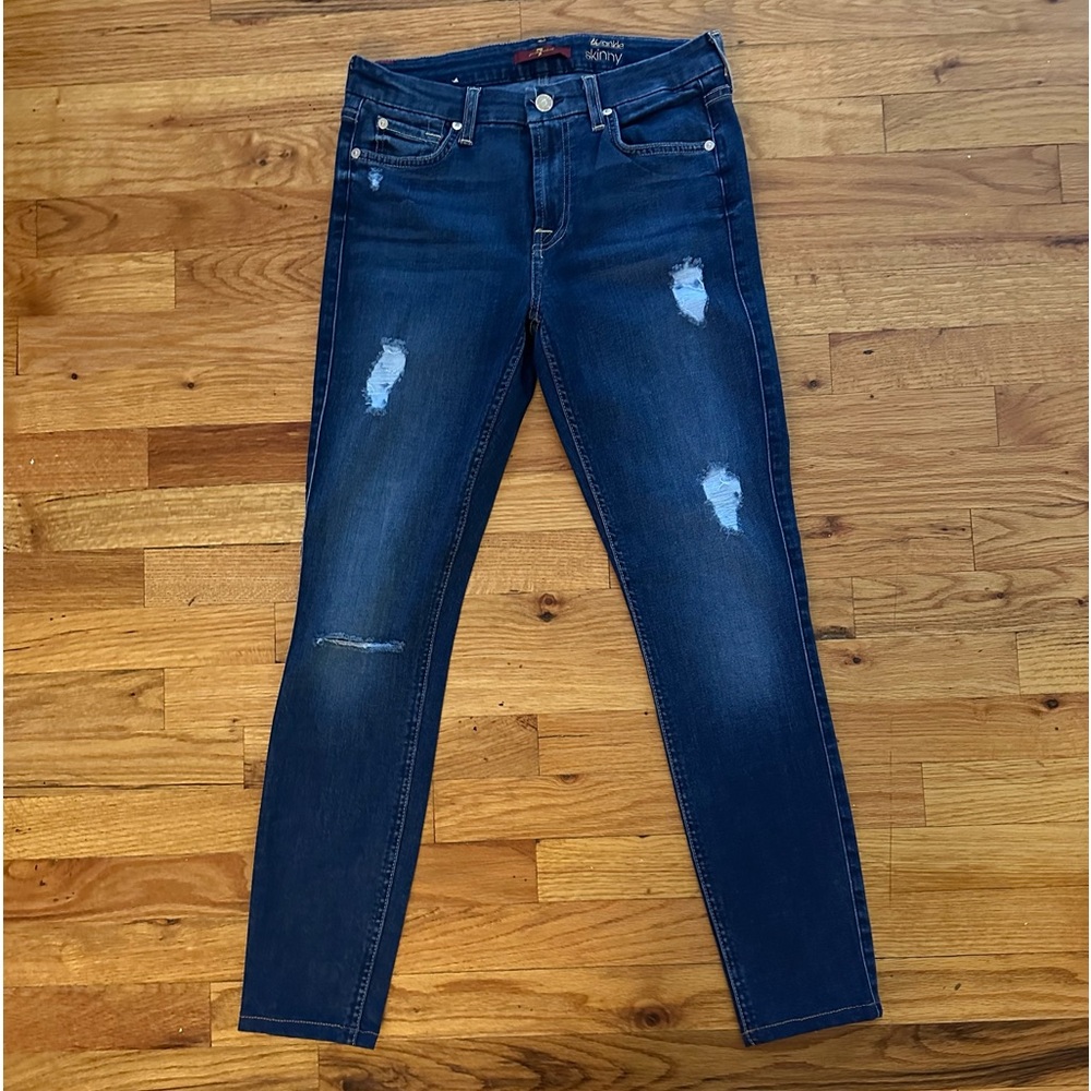 7 for ALL MANKIND the ankle skinny 28